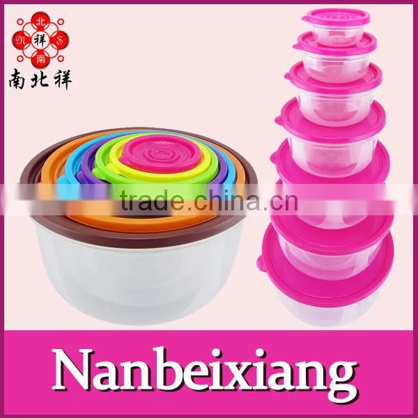 14 Pcs Rainbow Food Container Keep Fresh Microwave photo-2