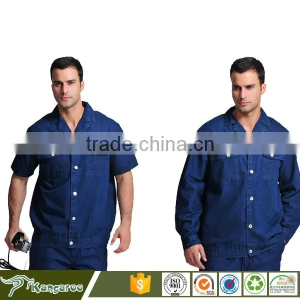 Cheap Safety 2-Piece Pant Shirt Cotton Coverall photo-5