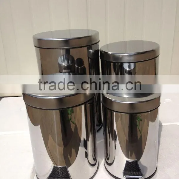 5L Hot Sale Hotel Stainless Steel Garbage Can/dustbin /waste Bin photo-3