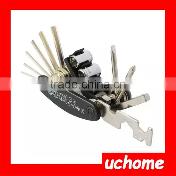 UCHOME Bike Repair Kit,15 in 1 Bike Bicycle Multi Repair Tool Kit,Bicycle Tool Repair Set photo-3