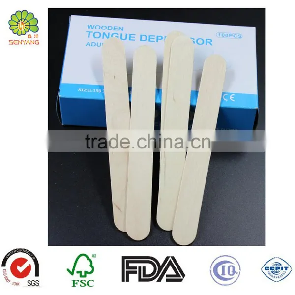 High Quality Disposable Wooden Custom Medical Tongue Spatula Depressor photo-6