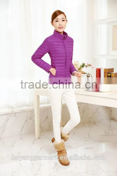 2015 Elegant and Ultralight Women Duck Down Jacket photo-6