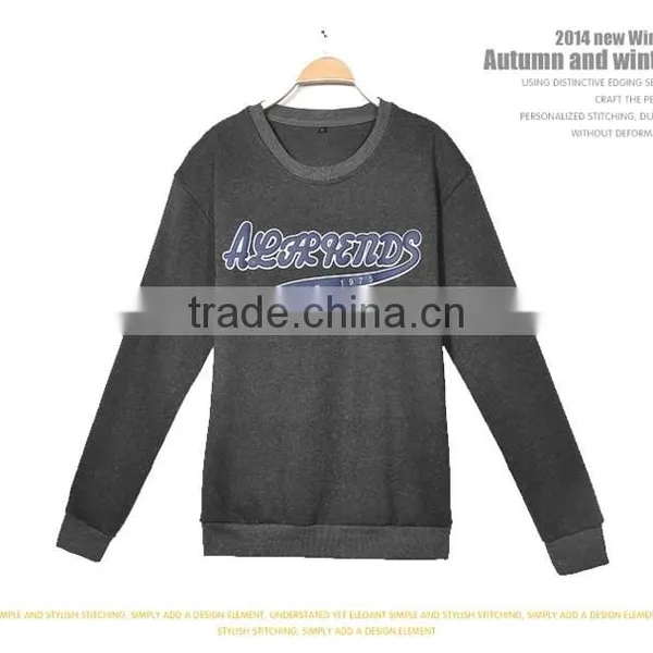 Printing Logo Custom Man Sweatshirt Without Hood photo-4