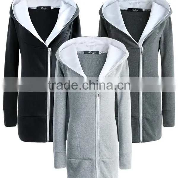 2016 Women's Winter Slim Hooded Coats Fur Collar Cotton Warm Long Coat Jacket Outwear Top photo-2
