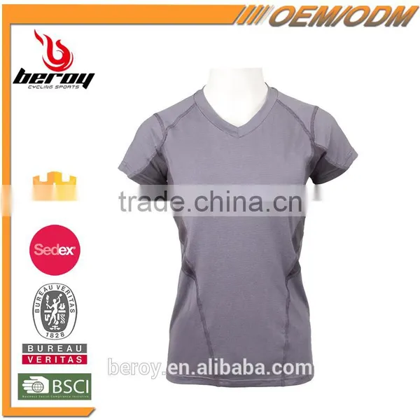 Custom Women Dri Fit T-shirt Design,logo Customized Hight Quality Gym Tee Shirt photo-2