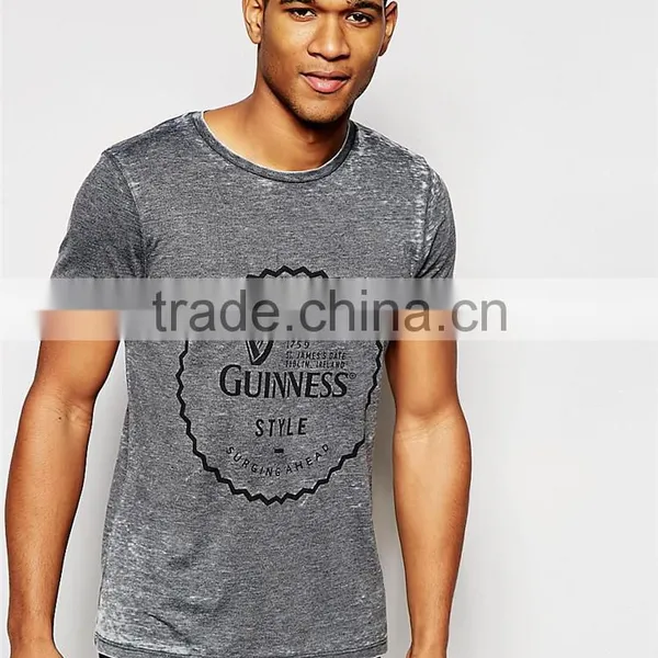 2017 Guangzhou Shandao OEM Printed Short Sleeve 180g 100% Cotton Fashion Men's Wholesale T Shirts photo-2
