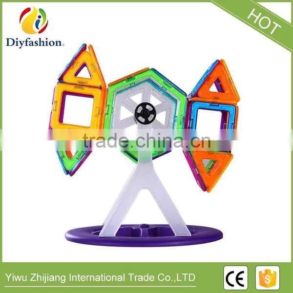 52pcs Promotional Christmas Amazing 3D ABS Plastic Magnetic Building Blocks Toys for Kids photo-6