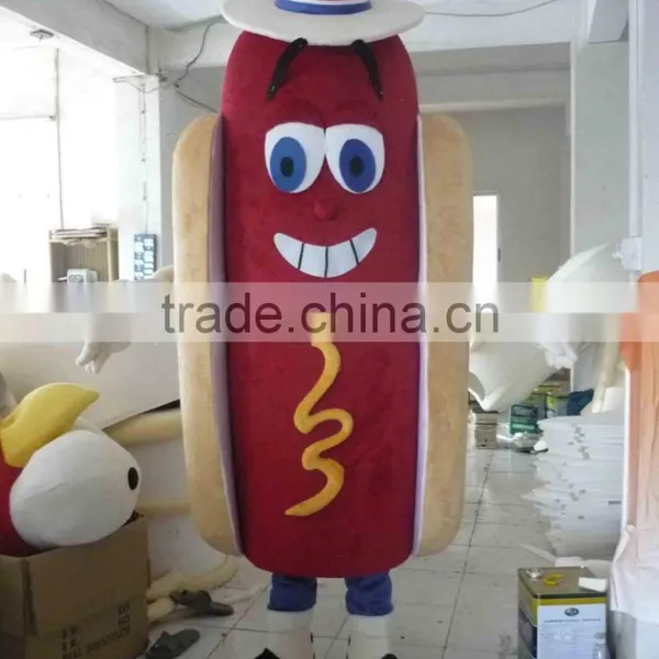Adult Sausage Hot Dog Mascot Costume