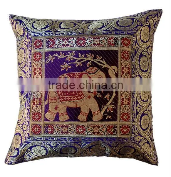 Elephant Design Jacquard Cushion Covers photo-2