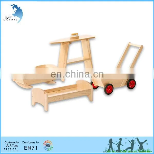 Wholesale Nursery School Montessori Equipment Wooden Toy Train photo-2