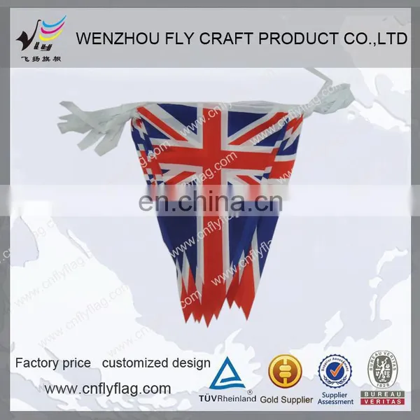 China Supplier Factory Price Birthday Party Decoration Triangle String Flags photo-5