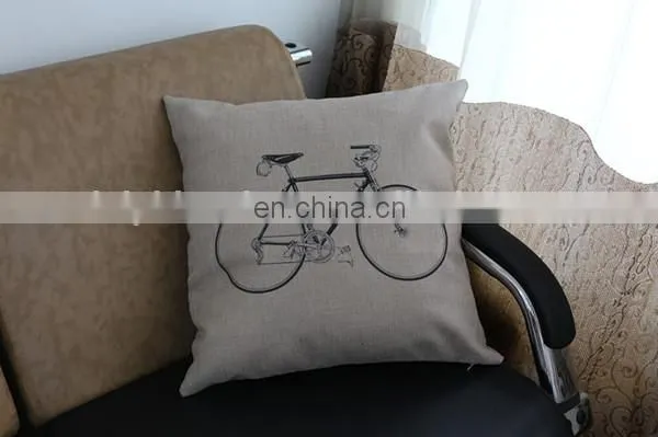 Cartoon Custom Cheap Home Throw Cushion Cover Fashion Linen Decorative Chinese Embroidered Cushion Cover Pillow Cover photo-6