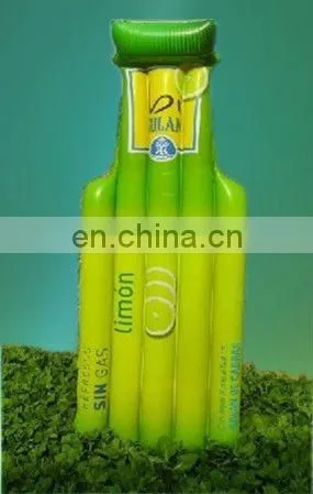 inflatable bottle shape floating raft