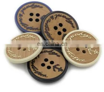 Custom Embossed Plastic Button For Clothing 4 Hole photo-2