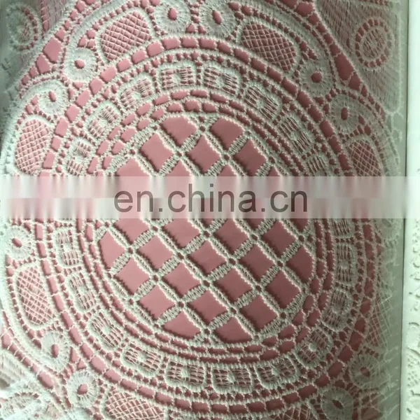 White Lace French Lace Materials India African Guipure Cotton Embroidery Lace for Wedding Dress photo-3