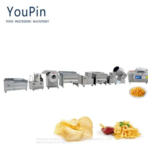 Small Potato Flakes Making Machine French Fries Production Line