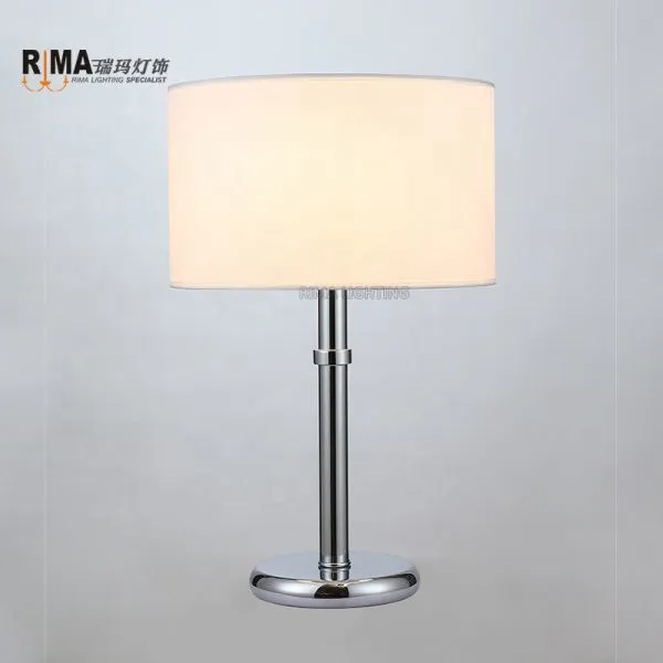 Modern Classic Design Desk Reading Light Fabric Lampshade Office Table Lamp