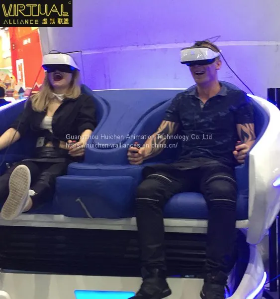 New Design Double Seats 7D 8D 9D VR Cinema VR Egg Chair photo-3