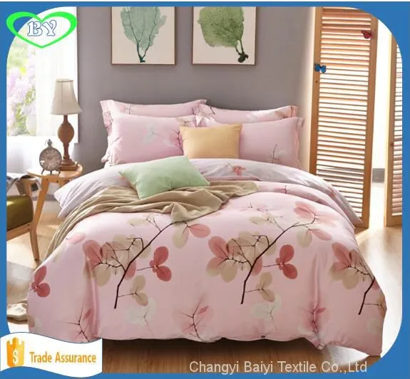 China Cheap Polyester Custom Print Bed Sheet Fabric for Making Bed Sheets photo-4