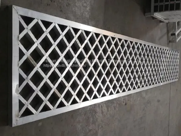Insulated Aluminium Casement Window Grill Fashion Horizontal