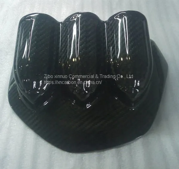 Carbon Fiber 3 Holes Auto Dashboard Speedometer Gauge Pod Mount Holder Box