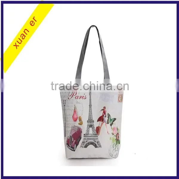 New Arrival European Style Fashion Printing Canvas Women's Handbag From China Supplier photo-2