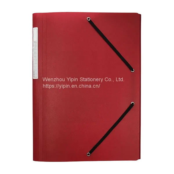 PP 3 Flap Folder Spine With Pocket, Elastic Folder for Office for School, Statioinery photo-2
