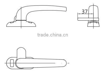 Aluminium Castment Window Handle photo-2