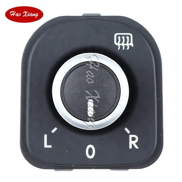 Haoxiang Auto Parts Rear View Mirror Switch Adjust Control Knob with Heat 5ND959565B For VW Golf Jetta