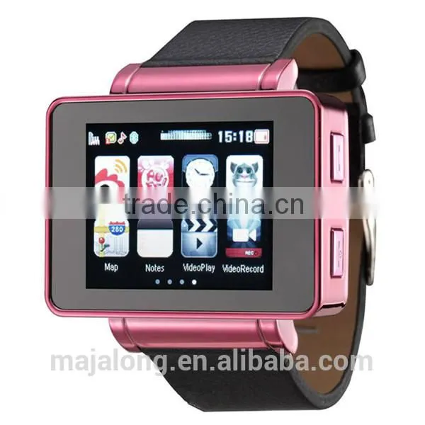 The Latest 1.8 Inch Leather Strap Bluetooth Watch Phone With WiFi&GPS&Pedometer &Camera &Sedentary Remind&Yaho I9s Smart Watch