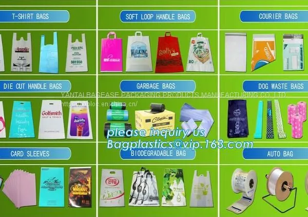 T-Shirt 100% Biodegradable Plastic Charity Bag, Custom Printing Plastic Flat Poly Bags With Air Hole, Charity Donations photo-4
