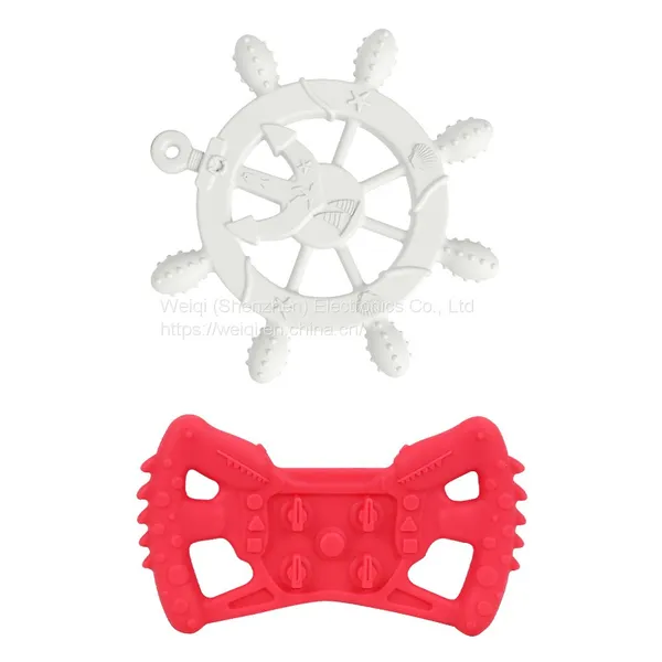 Silicon Rudder Teether Game Teething Chewable Toy by Weiqi photo-4