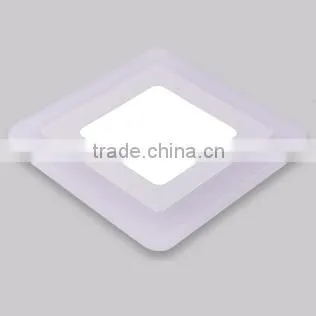 Ultra Thin Double Color LED Panel Light 3+2 Blue+White/Warm White Ultrathin Square Led Panel Light,led Panel Ceiling Light Quality Choice photo-5