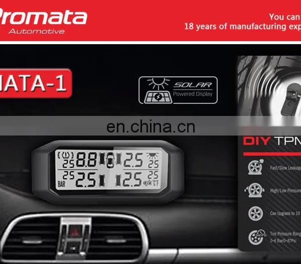 2020 Car Tyre Pressure Monitoring Intelligent System Solar Wireless Tpms With 4 External Sensor photo-4