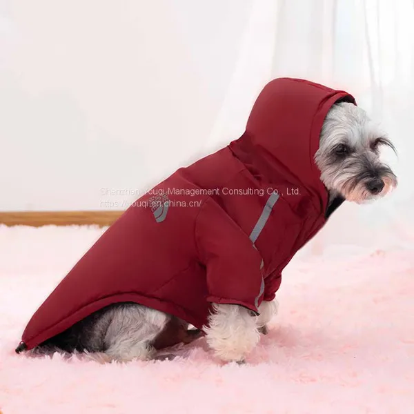 Winter Thicken Reflective Pet Clothes/ Warm Reflective Dog Clothes/ Reflective Dog Sweater photo-2