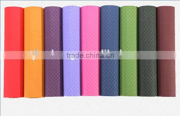 Popular And Comfortable Double Embossing High-elastic TPE Yoga Mat photo-2