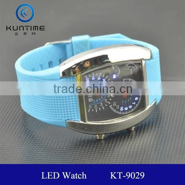Hot Sale Sports Flash LED Car Speedometer Meter Dial Men Gift Watch photo-5