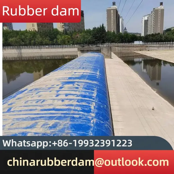 Rubber Airbag Support Steel Plate Dam Spot Gas Shield Steel Gate Landscape Dam photo-3