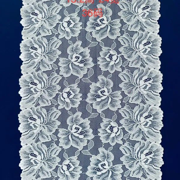 New Product Stretchy Lace Ribbon Elastic Trim Fabric With Floral Pattern for Bridal Wedding Decorations Sewing DIY Making and DIY Crafts photo-3