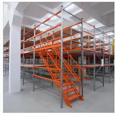 Industrial Metal Structural Floor Pallet Steel Platform Attic Storage Mezzanine Rack for Office photo-3