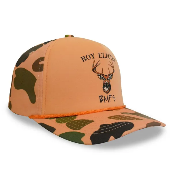 High Quality OEM Caps Factory Custom 5 Panels Trucker Caps Rope Colorful Foam Trucker Hats Embroidery Printed Logo photo-4