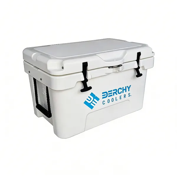 Rotomolded Hard Cooler Portable Small Ice Chest With 3-Inch Insulation Heavy-Duty Beach Cooler for Camping, Fishing, Boating, Picnic, BBQ, Travel photo-3