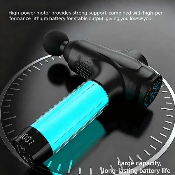 High Quality Mini Fascia Massage Gun Wholesale Portable Cordless Type C Charging Deep Tissue Muscle Relaxation Gun For Office Home Travel photo-4