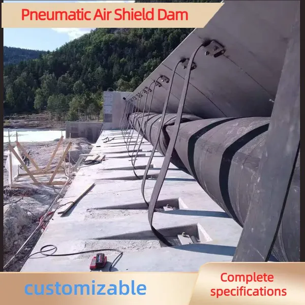 Gerenciamento de irrigação fluvial, barragem de ar, porta de ar, porta de vertedouro, equipamento inflável, controle, barragem de aço