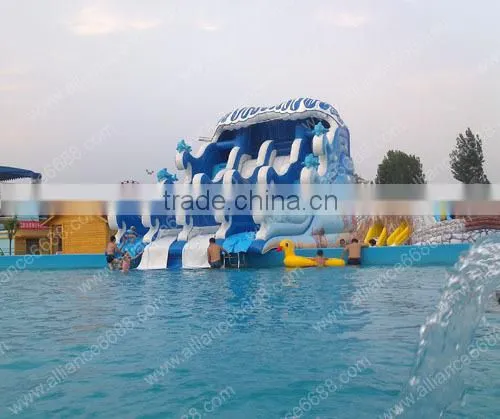 New Surf Slide Water Slide Swimming Pool Slide