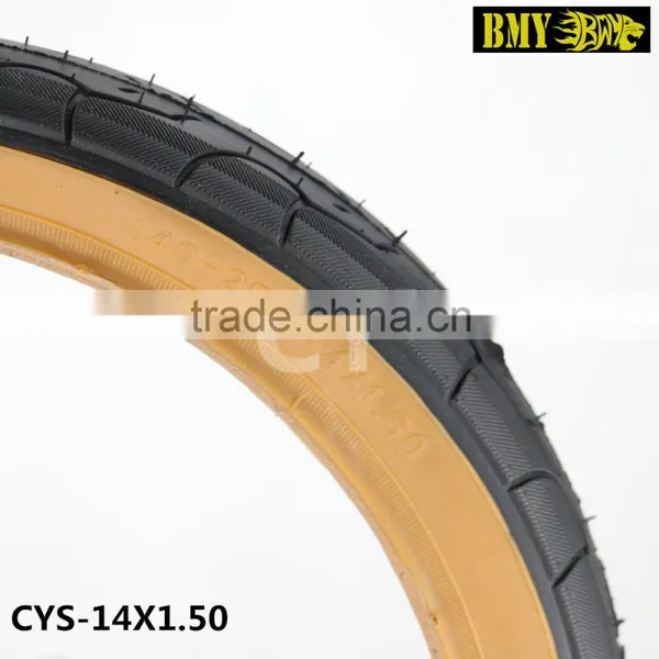 Hot Selling Bicycle Parts Colored Bicycle Tyre 14x1.50