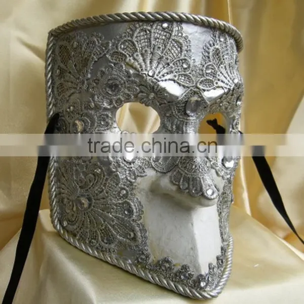 Hot Sell on Ebay Venice Mask Masquerade Birthday Party Mask Black Lace Half Face Venetian Mask With Drills Decoration photo-4