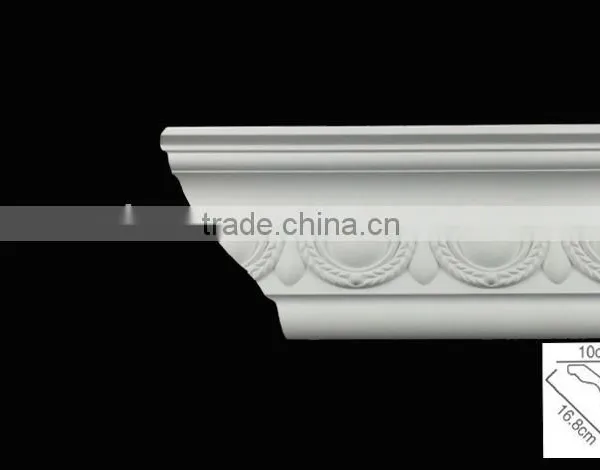 Newly Decorative pu Flexible Cornice for Wall Skirting photo-2