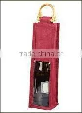 Long Red Color Wine Bag