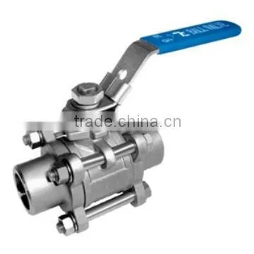 Stainless Steel 1000psi 3pc Ball Value